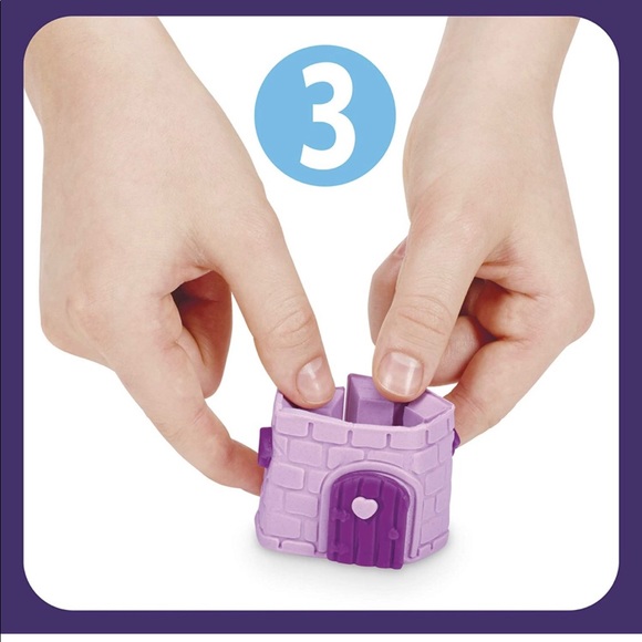 Play-Doh Builder Fairy House Toy Building Kit Kids 3 Non-Toxic Colors NEW in Box - Picture 8 of 8